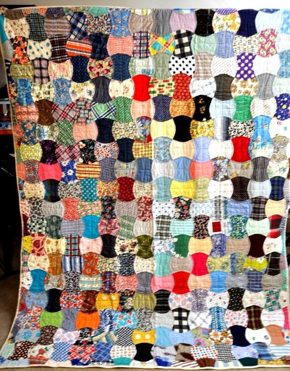 Vintage Handsewn Quilt