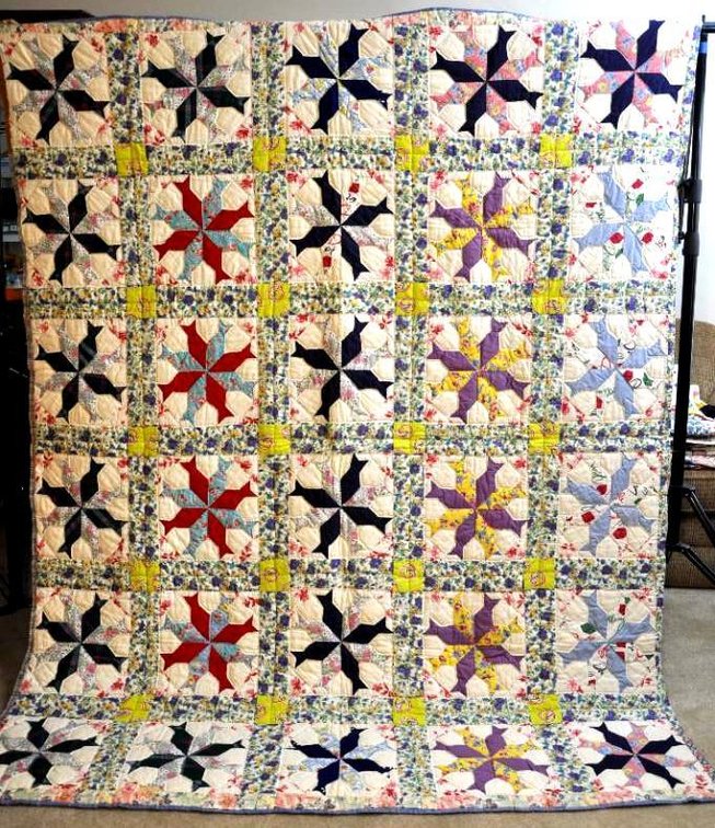 Vintage Handsewn Quilt