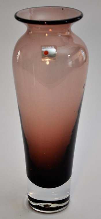 Amethyst Glass Vase by Blenko