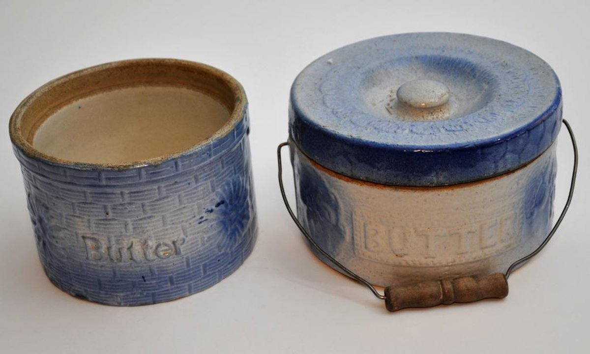 Two Butter Crocks