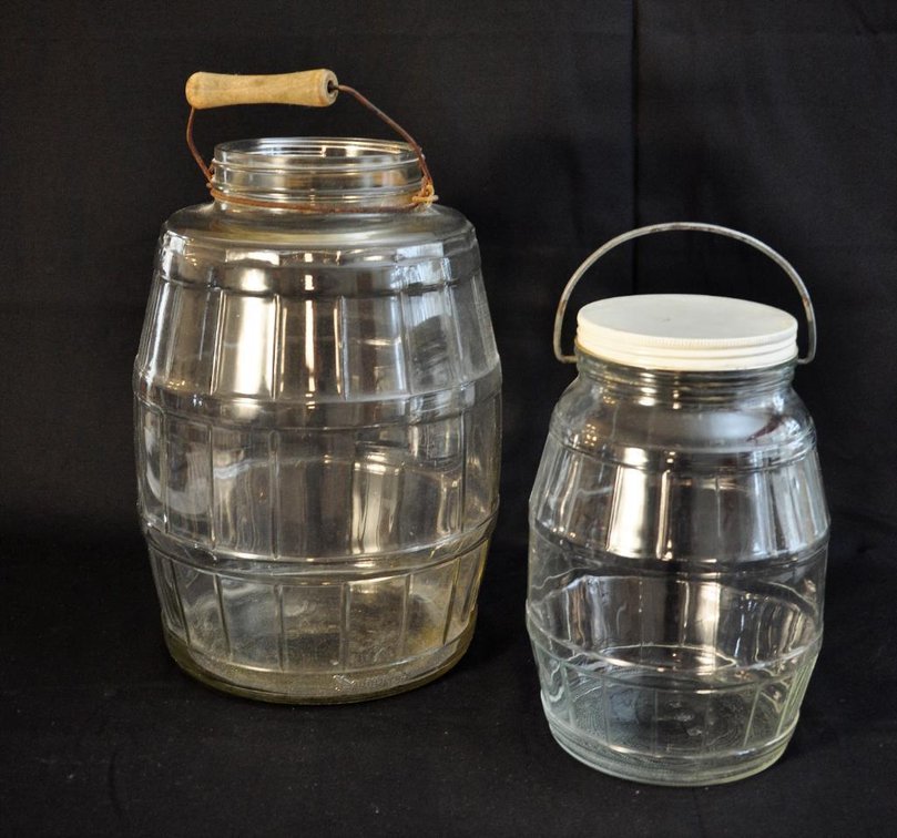 Two Glass Jars