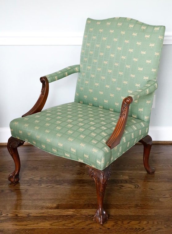 Chippendale Georgian Style Arm Chair
