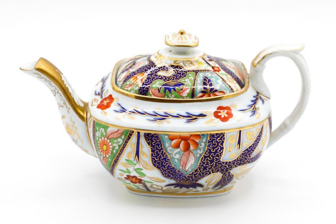 English Coalport Porcelain Teapot