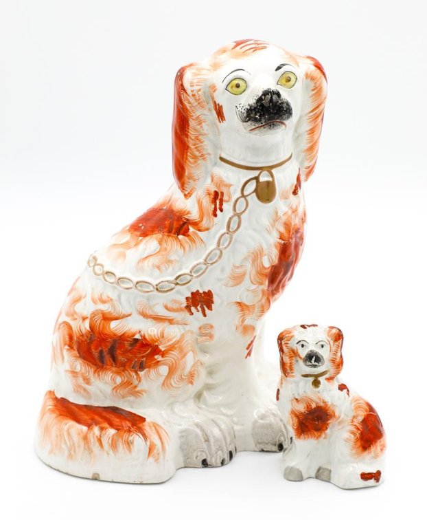 Two Staffordshire King Cavalier Figurines