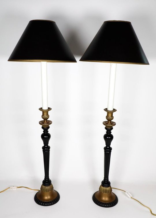 Two Banquet Lamps