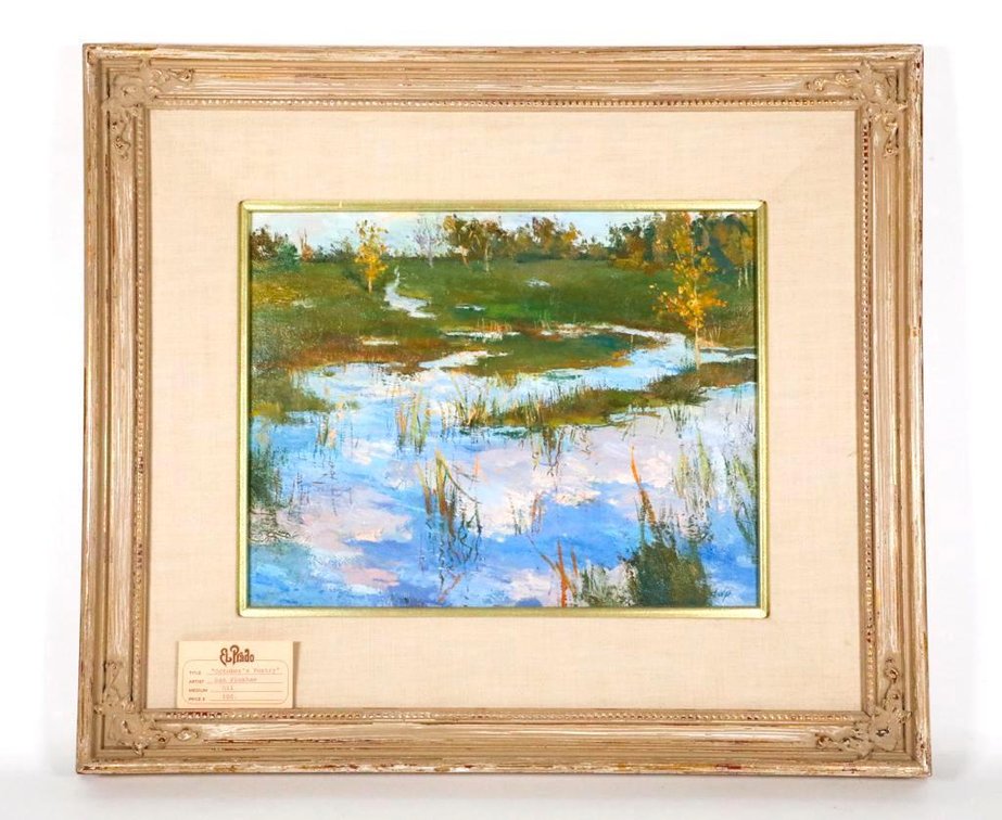 Dan Pinkham "October's Poetry" Oil on Board