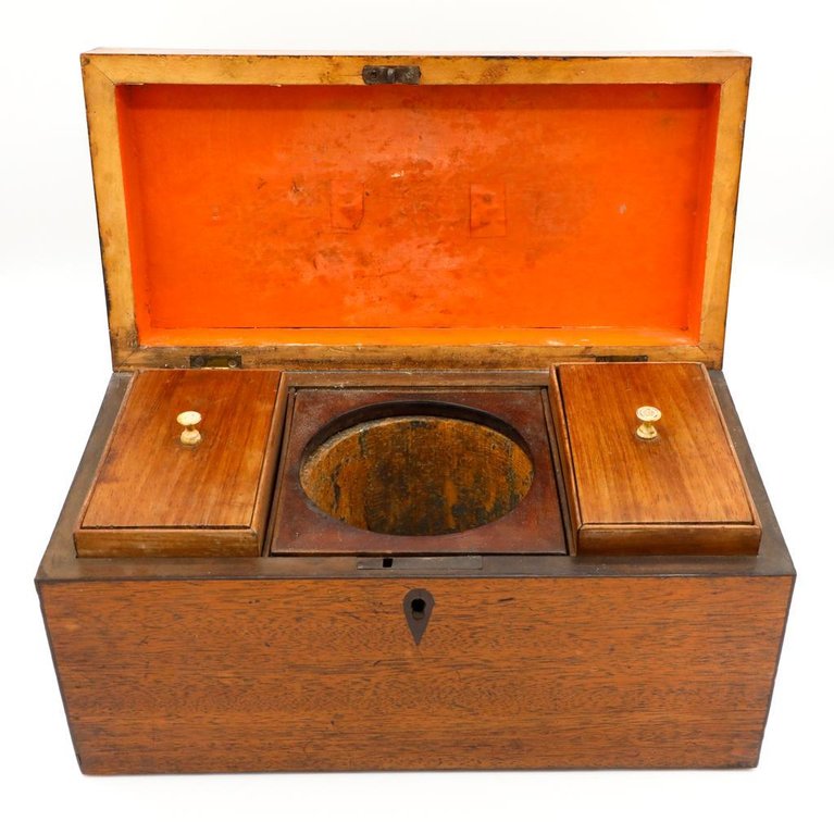 Georgian Mahogany Tea Caddy