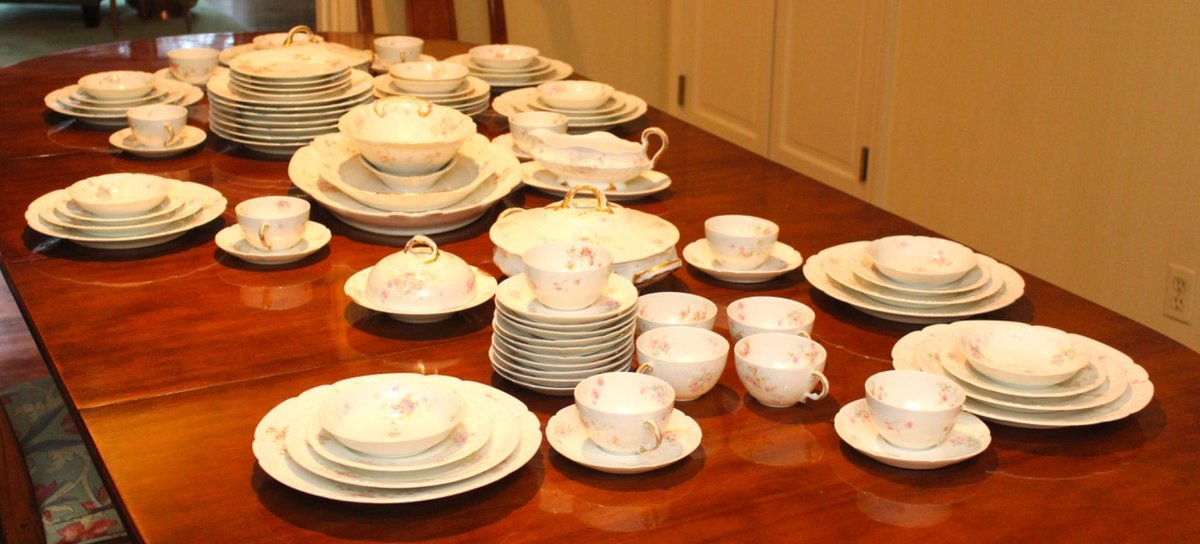 Set of Theodore Haviland Limoges China