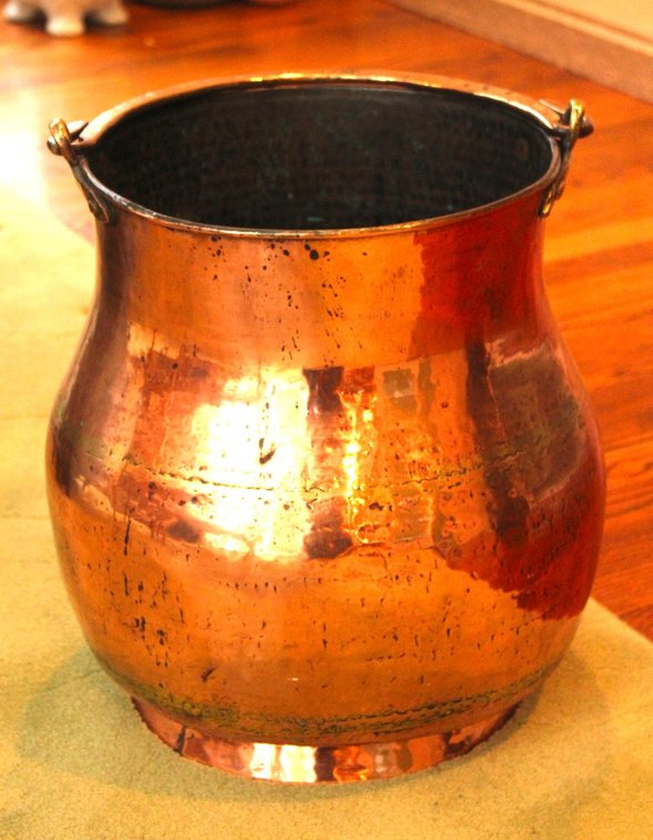 Hammered Copper Pot