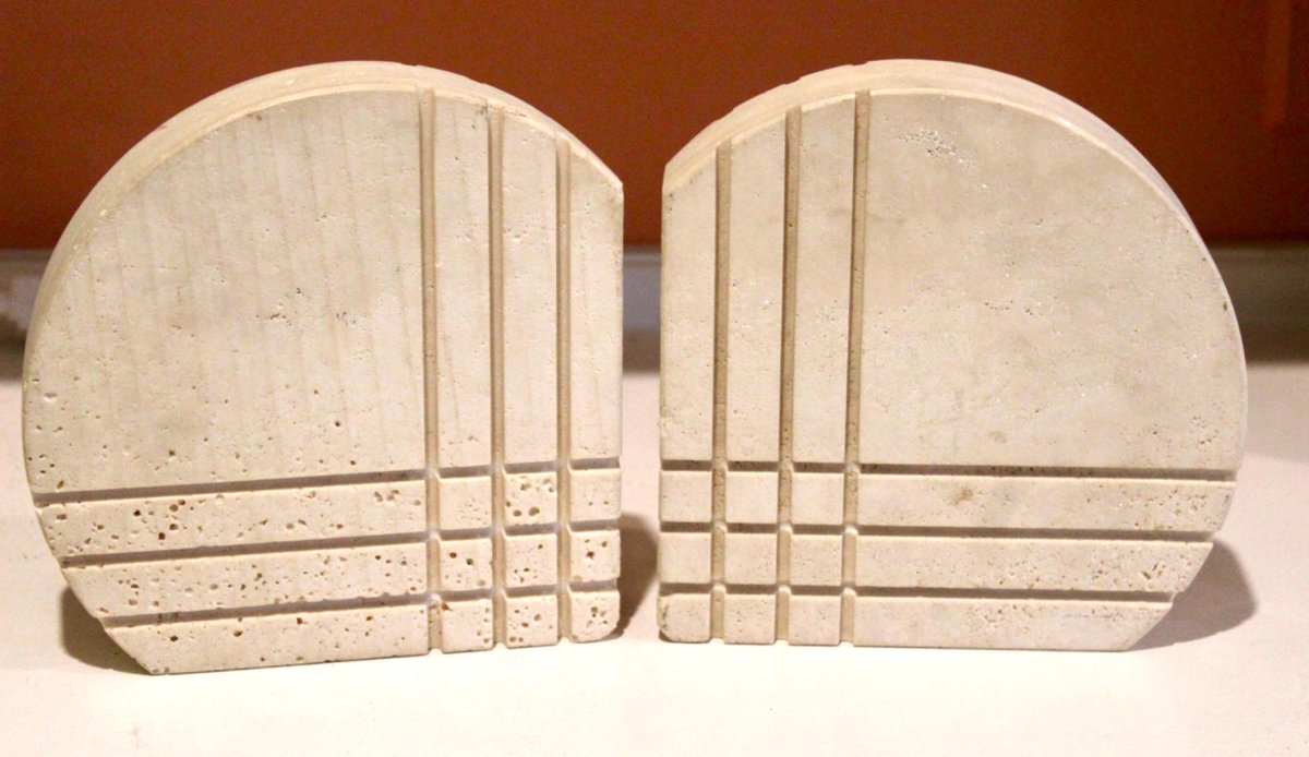Modern Stone Bookends