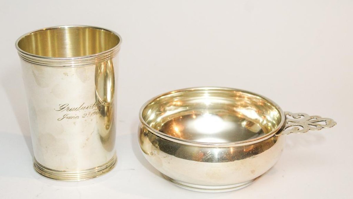 Sterling Mint Julep Cup and Bowl