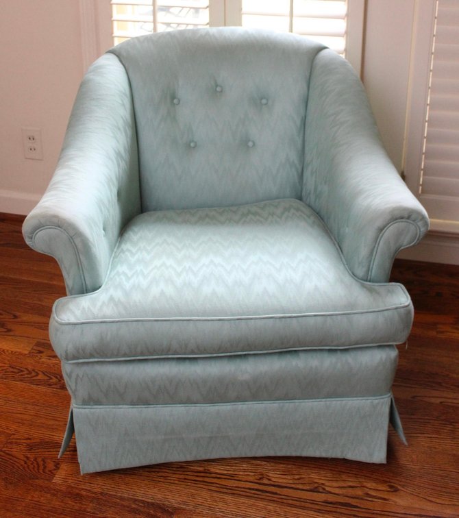 Green Upholstered Chair