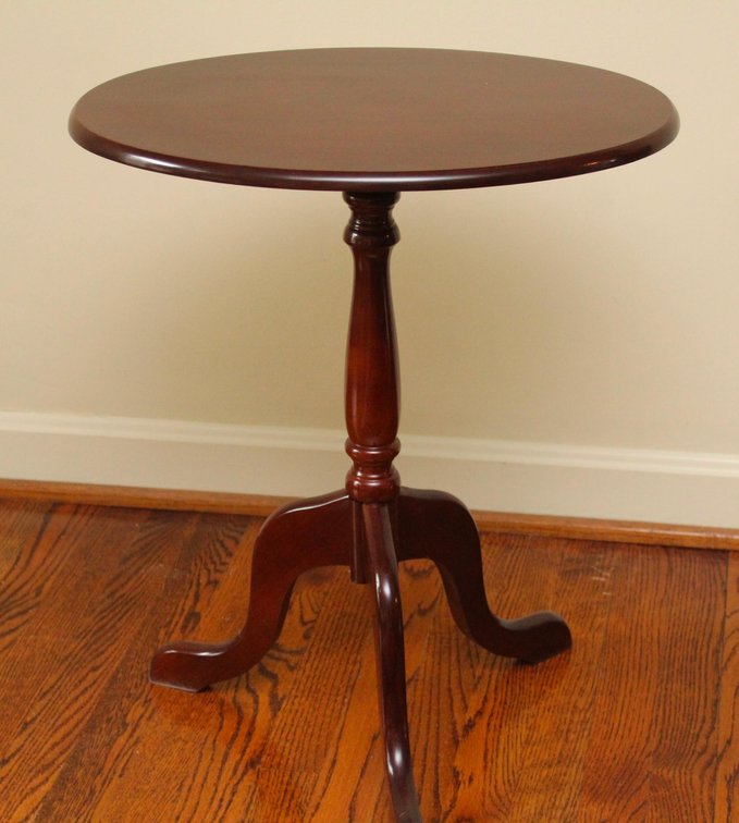 Bombay Co. Tilt Top Mahogany Table