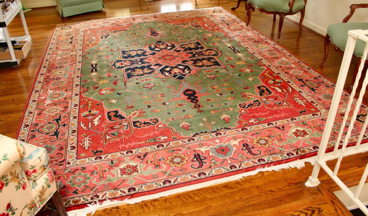 Hand-Knotted 100% Wool Oriental Style Rug