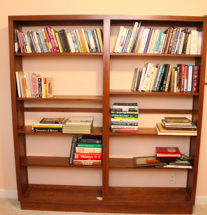 Wooden Bookshelf