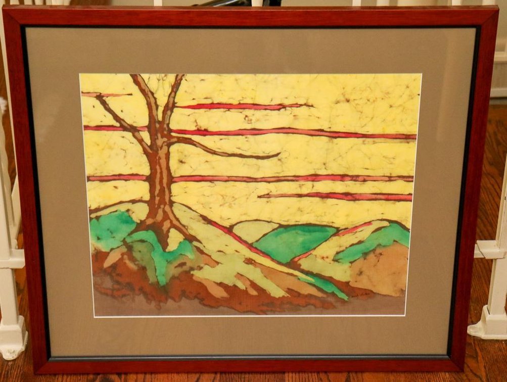 Framed Original Batik