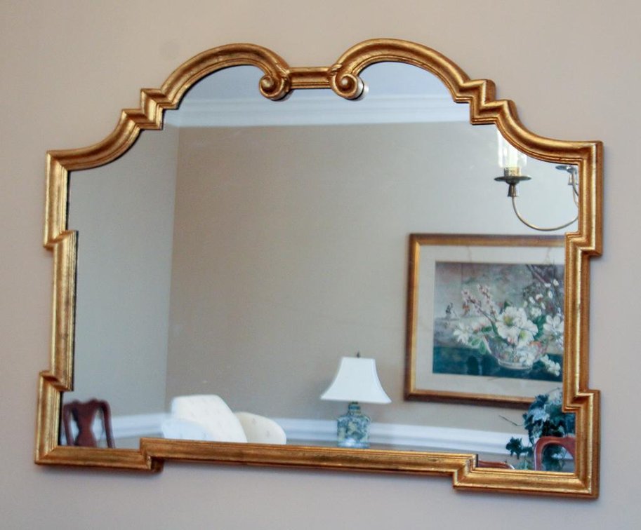 Hollywood Regency Style Wall Mirror