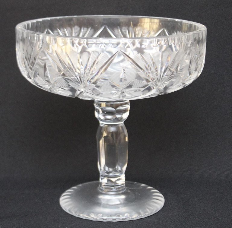 Crystal Compote on Pedestal