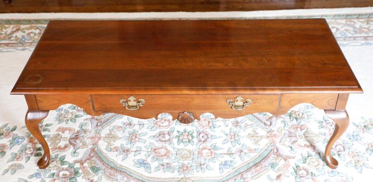 Queen Anne Style Cherry Coffee Table
