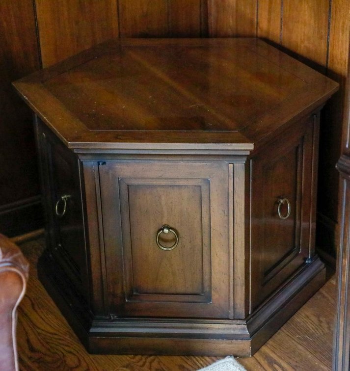 Hexagonal Lamp Table