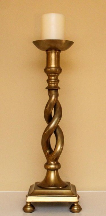 Large Brass Candlestick by Bard International