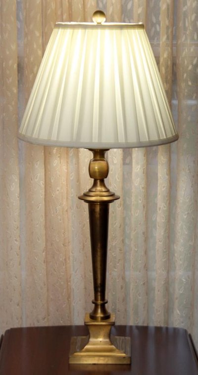 Brass Table Lamp by Wildwood
