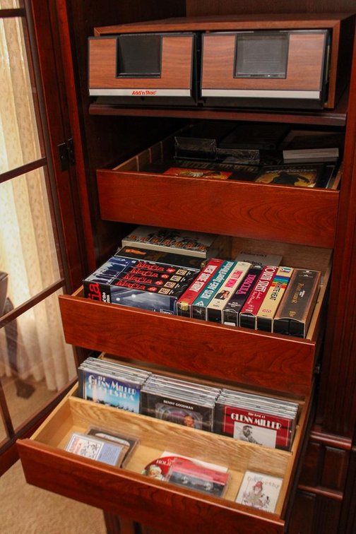 DVDs, CDs and VHS