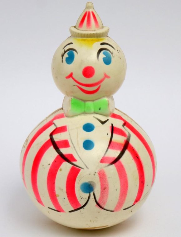 Plastic Roly-Poly Clown