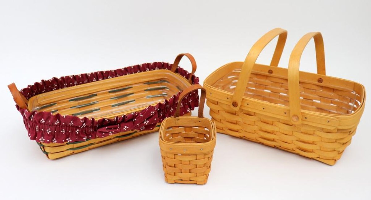 Three Longaberger Baskets
