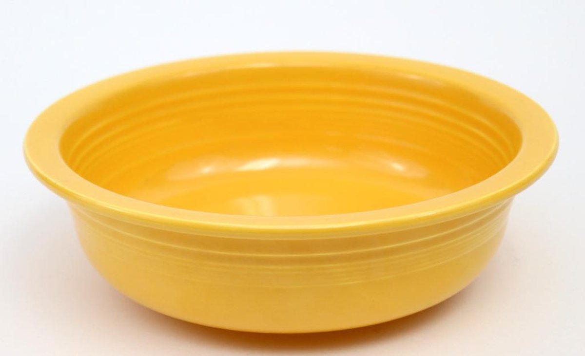 Vintage Fiesta Yellow Serving Bowl