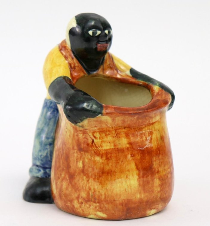 Shearwater Pottery Black Americana Planter