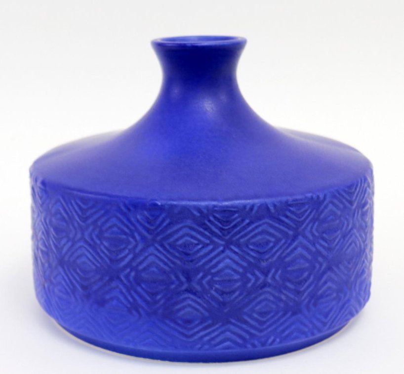 Cobalt Blue Pottery Vase