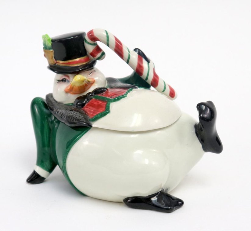 Fitz And Floyd Penquin Covered Dish