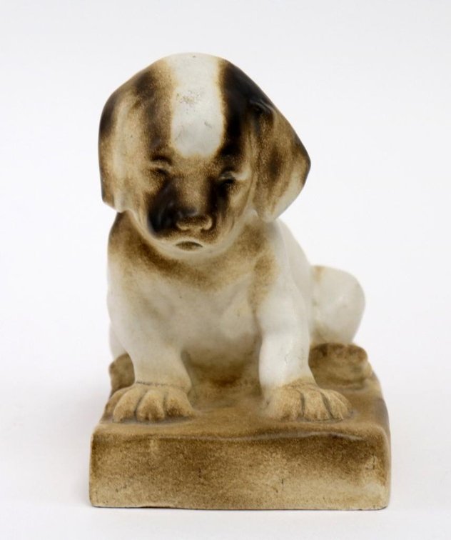 Pottery Dog Statue