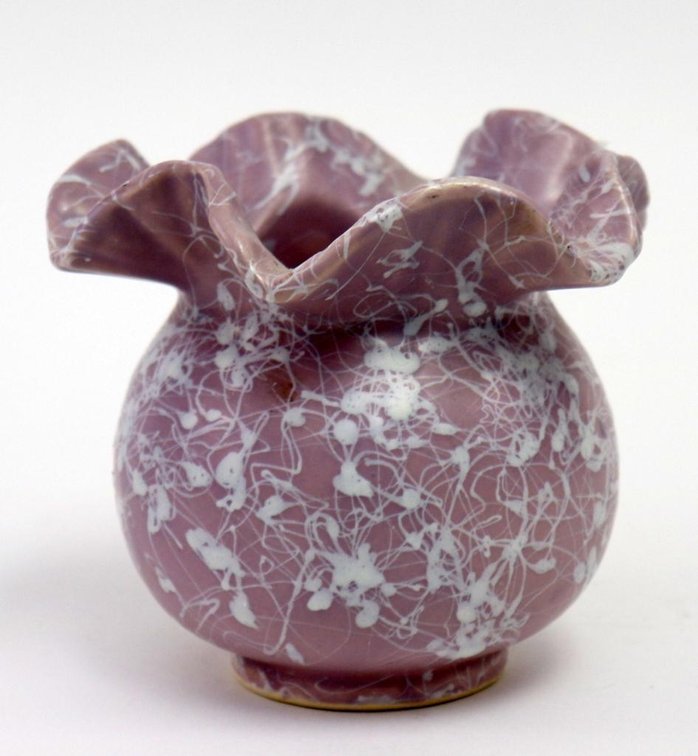 Shawnee Lilac Fluted Vase