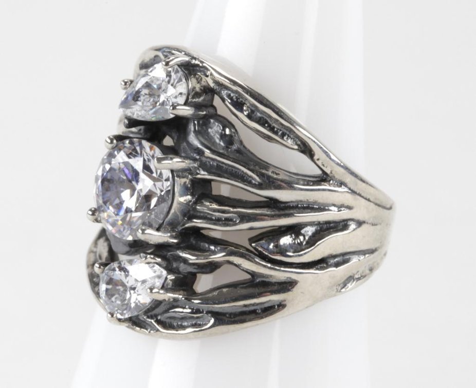 Modernist Sterling Silver Ring