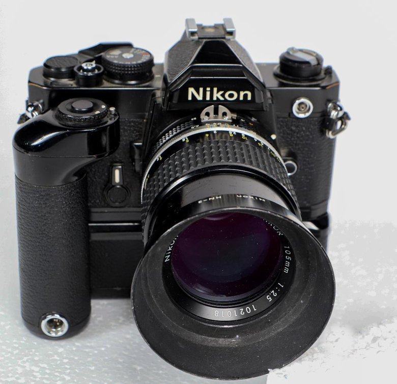 Nikon 35mm Film Camera with Motor Drive