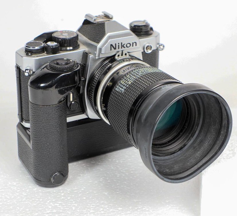 Nikon FM2 35mm Film Camera with Motor Drive