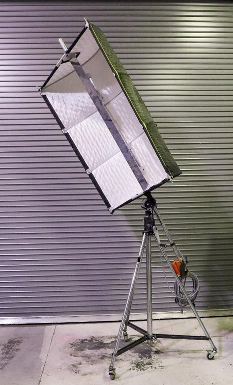 Larger Lucifero "Window Light" Hot Light on Boom Stand