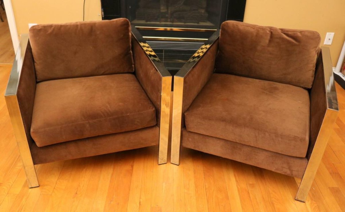 Pair of Closed Arm Chairs