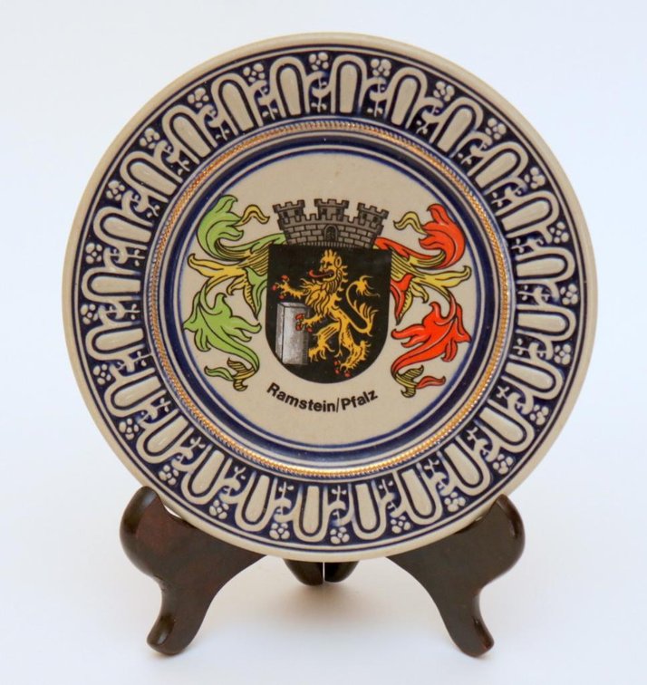 Ceramic German Decorative Plate