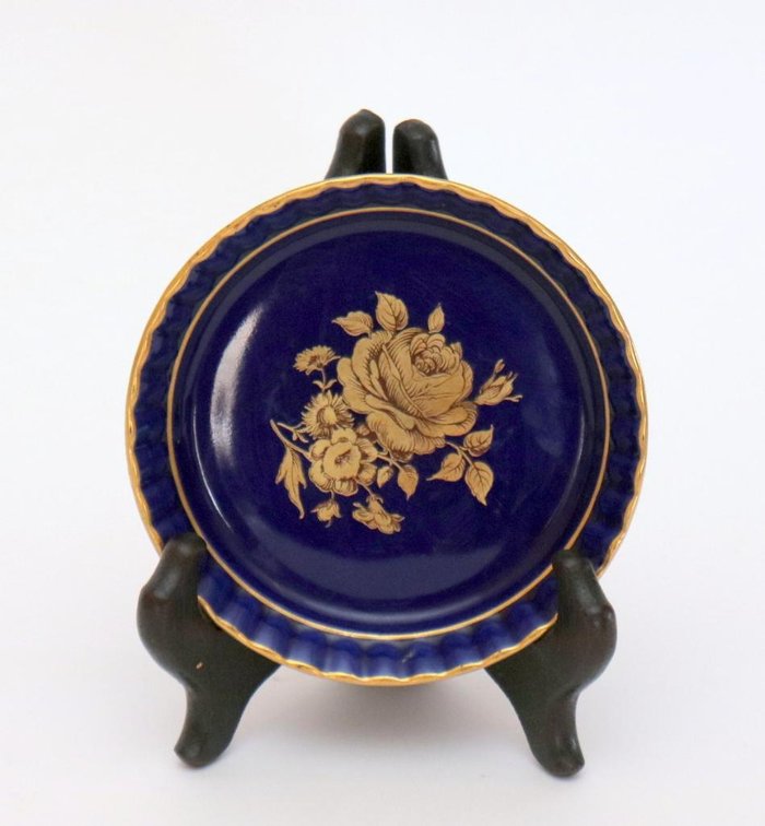 German Echt Cobalt Mint Tray