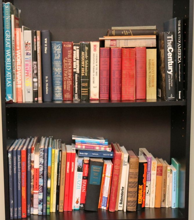 Two Shelves of Books