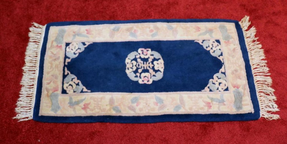 Chinese Carved Wool Rug