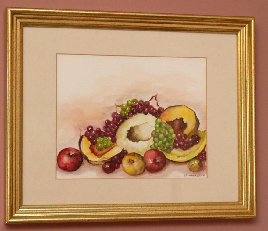Original Watercolor Still Life of Fruit