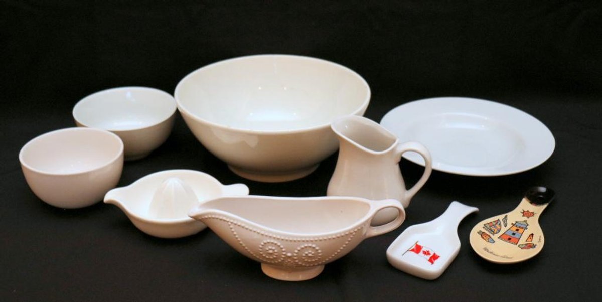 White Serving Pieces