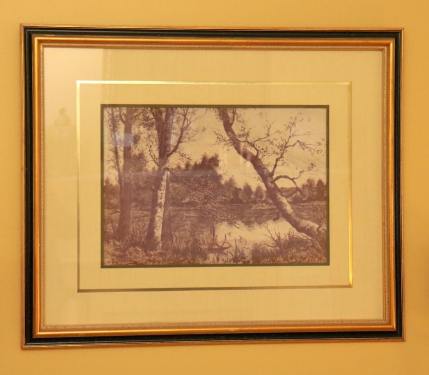 Landscape Lithograph by Camillie Fonce