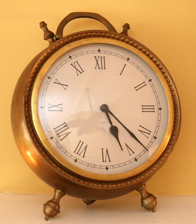 Oversized Metal Clock