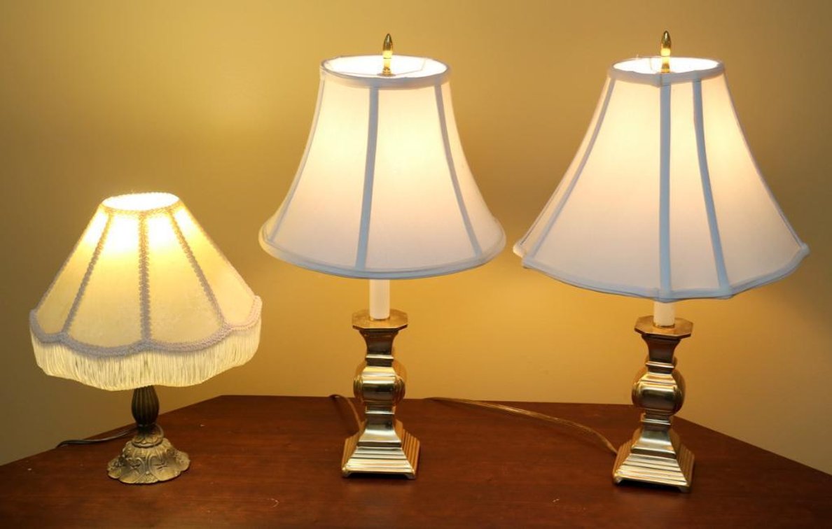 Three Accent Lamps
