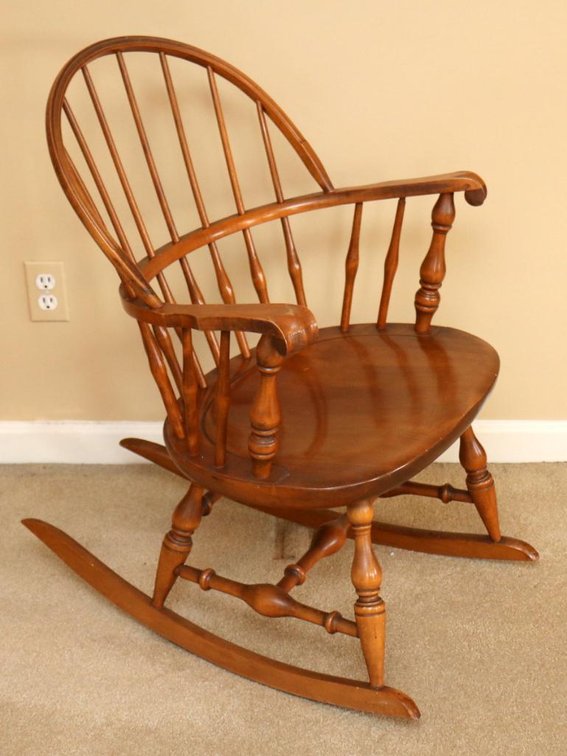 Nichols & Stone Maple Rocking Chair
